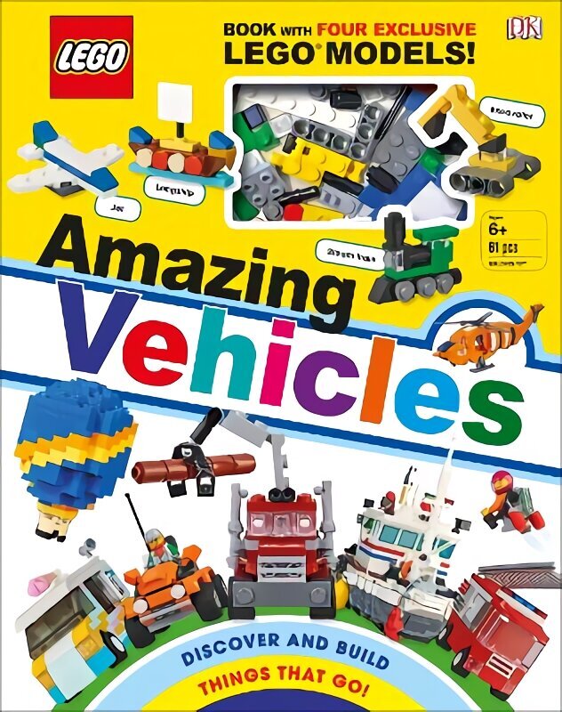 LEGO Amazing Vehicles: Includes Four Exclusive LEGO Mini Models цена и информация | Grāmatas mazuļiem | 220.lv