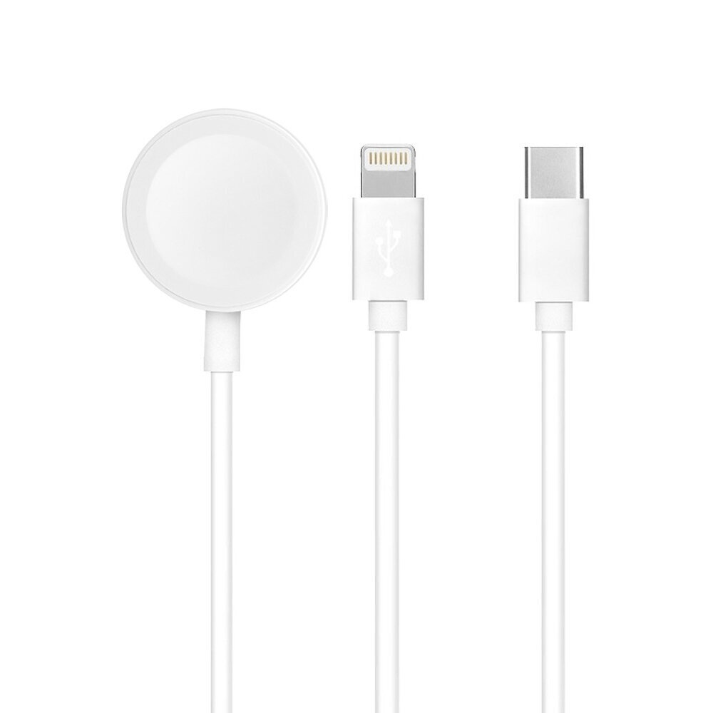 Beep USB-C Watch Charger 1m White cena un informācija | Viedpulksteņu un viedo aproču aksesuāri | 220.lv