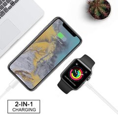 Кабель USB-C 3 в 1 для зарядки Apple Watch и 2x iPhone (1м) цена и информация | Аксессуары для смарт-часов и браслетов | 220.lv
