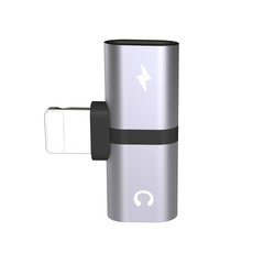 Adapteris Lightning — 2x Lightning mūzika un uzlāde цена и информация | Адаптеры и USB разветвители | 220.lv