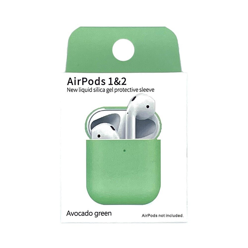 Apvalks priekš AirPods 1,2 – Avocado Green цена и информация | Austiņas | 220.lv