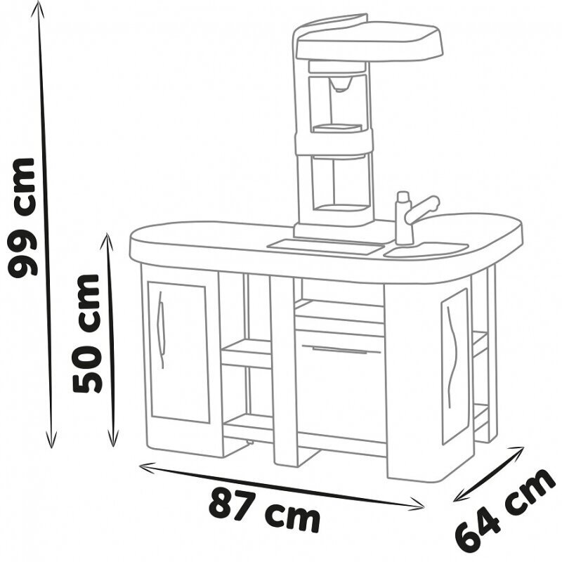 Bērnu virtuve Smoby цена и информация | Rotaļlietas meitenēm | 220.lv