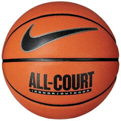 Nike Bumbiņas Everyday All Court 8P orandža bumba N1004369 855 cena un informācija | Basketbola bumbas | 220.lv