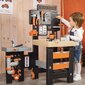 Darbnīca ar krāsotāju un santehniķu zonu Smoby Black & Decker Mega, 100 aksesuāri цена и информация | Rotaļlietas zēniem | 220.lv