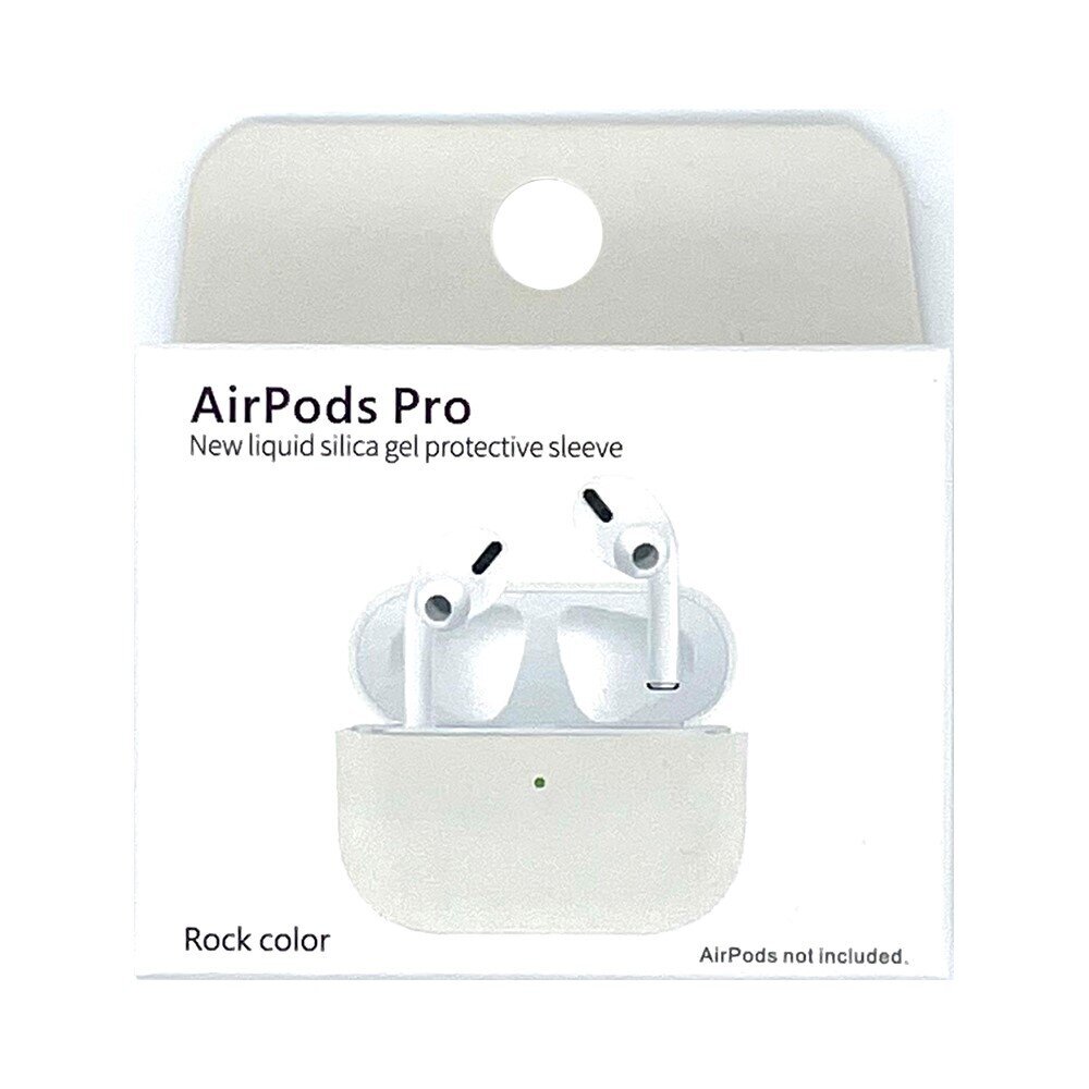 Silikona apvalks priekš Airpods Pro – Stone cena un informācija | Austiņas | 220.lv