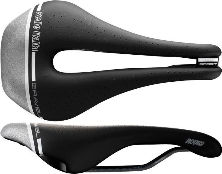 Velosipēda sēdeklis Selle Italia Novus Boost Gravel Tech Superflow S, melns cena un informācija | Velo sēdekļi un sēdekļu pārvalki | 220.lv