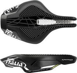 Velosipēda sēdeklis Selle Italia Kronos Tekno Flow L, melns cena un informācija | Velo sēdekļi un sēdekļu pārvalki | 220.lv