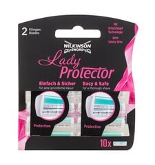 Лезвия для бритья женские Wilkinson Sword Lady Protecot, 10 шт. цена и информация | Косметика и средства для бритья | 220.lv