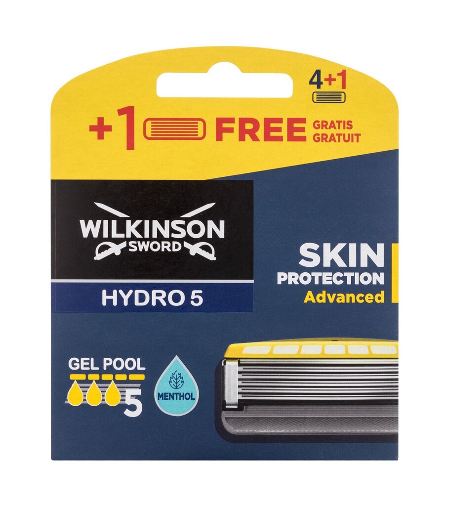 Skuvekļa galviņas Wilkinson Sword Skin Protection Advanced, 5 gab цена и информация | Skūšanās piederumi, kosmētika | 220.lv