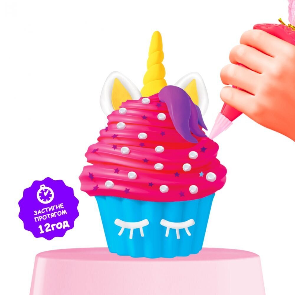 Radošais komplekts Veidošanas masas - Unicorn Cupcake cena un informācija | Attīstošās rotaļlietas | 220.lv