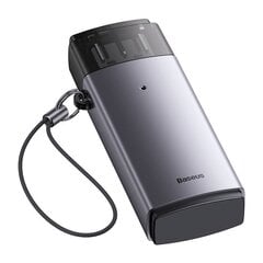 Baseus Lite Series SD/TF memory card reader, USB (gray) цена и информация | Адаптеры и USB разветвители | 220.lv