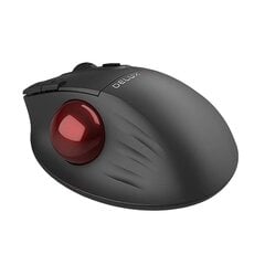 Wireless Ergonomic Mouse Delux MT1 DB BT+2.4G (black) цена и информация | Мыши | 220.lv