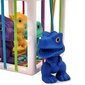 Woopie Elastīgs sensoro kubu šķirotājs bērniem Krāsainie dinozauri 6 gab. цена и информация | Attīstošās rotaļlietas | 220.lv