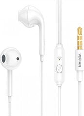 Vipfan M15 vadu in-ear austiņas, 3,5 mm ligzda, 1 m (balta) cena un informācija | Austiņas | 220.lv