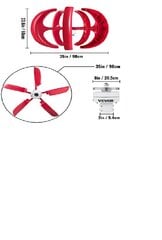 VEVOR 100W vertikālās ass vēja turbīnas ģenerators 12V, 100W cena un informācija | Elektrības ģeneratori | 220.lv