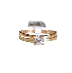 Золотое кольцо с фианитом Gemmi 05AKS000267 цена и информация | Кольца | 220.lv