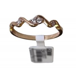 Золотое кольцо с фианитами Gemmi 05AKS000277 цена и информация | Кольца | 220.lv