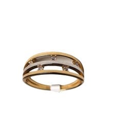 Золотое кольцо с фианитами Gemmi 05AKS000300/1 цена и информация | Кольца | 220.lv