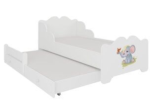 Bērnu gulta Ximena II Elephant 160x80cm cena un informācija | Bērnu gultas | 220.lv