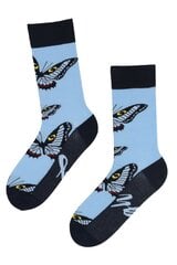 Хлопковые носки с бабочками FLY HIGH FLYHIGHBLU-40-45, синие цена и информация | Женские носки | 220.lv