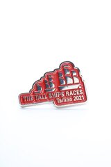Krūšu nozīmīte The Tall Ships Races 2021, sarkanā krāsā цена и информация | Броши | 220.lv
