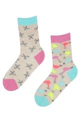 Мягкие блестящие женские носки Kаrinе, светло-мятные  цена и информация | Женские носки | 220.lv