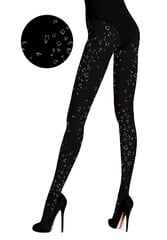 Modernas zeķubikses ar leoparda rakstu sievietēm Maculato, melnā krāsā цена и информация | Колготки | 220.lv