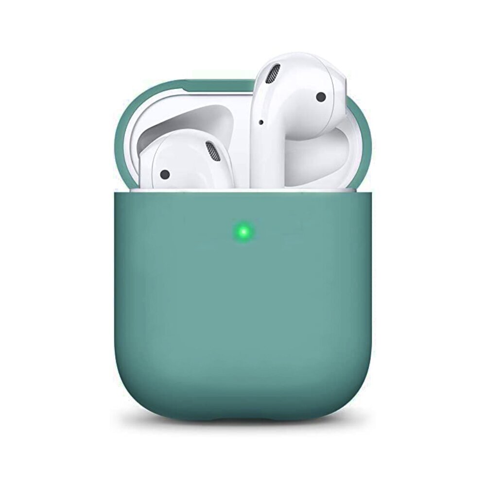 Austiņu maciņš Apvalks priekš AirPods 1,2 – Pine Green cena | 220.lv