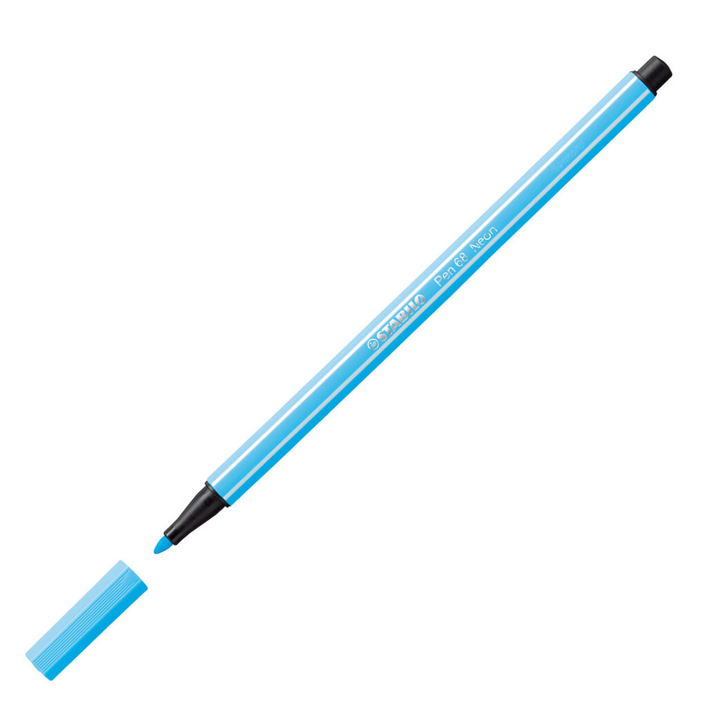 Flomasters STABILO Pen 68 |1mm| neona zila цена и информация | Modelēšanas un zīmēšanas piederumi | 220.lv