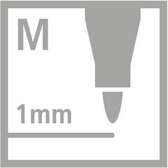 Flomasters STABILO Pen 68 |1mm| pelēka цена и информация | Принадлежности для рисования, лепки | 220.lv
