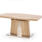 Izvelkamais galds Halmar Rafaello, ozolkoka krāsā cena un informācija | Virtuves galdi, ēdamgaldi | 220.lv