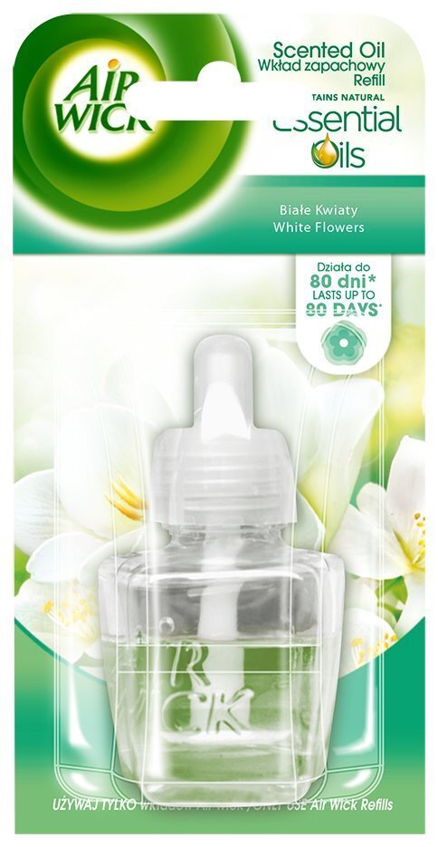 AirWick gaisa atsvaidzinātājs Filler White Flowers 19 ml (uzpilde) cena un informācija | Gaisa atsvaidzinātāji | 220.lv