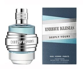 Enrique Iglesias Deeply Yours EDT vīriešiem 90 ml цена и информация | Мужские духи | 220.lv