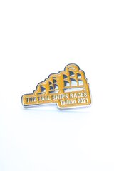 Krūšu nozīmīte The Tall Ships Races 2021, dzeltenā krāsā cena un informācija | Piespraudes, brošas | 220.lv
