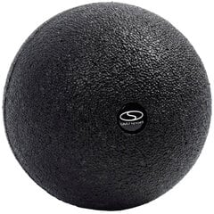 Массажный мячик Smj, 10 см, черный цена и информация | Аксессуары для массажа | 220.lv