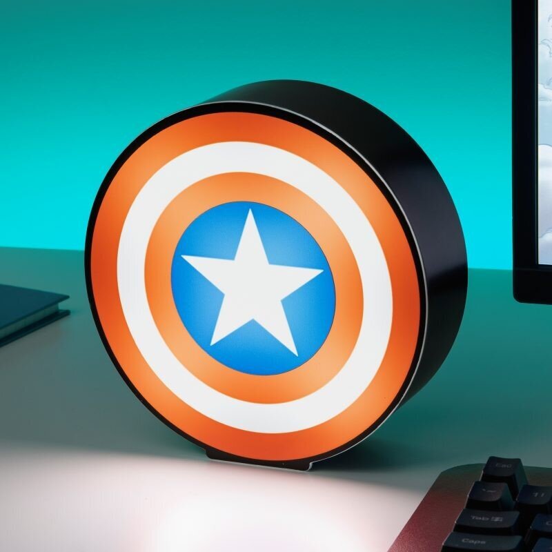 Lamp Marvel Captain America цена и информация | Datorspēļu suvenīri | 220.lv