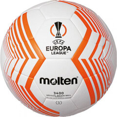 Molten futbola UEFA Eiropas līgas 2022/23 F5U3400-23 kopija cena un informācija | Futbola bumbas | 220.lv