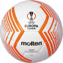 Molten futbola UEFA Eiropas līgas 2022/23 kopija F5U3600-23 цена и информация | Футбольные мячи | 220.lv