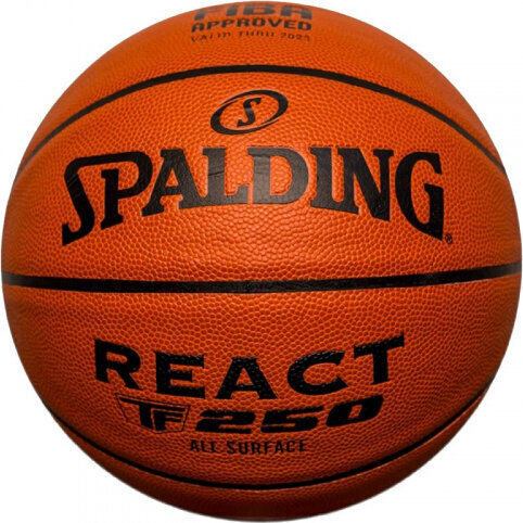 Spalding React TF-250 lode 76968Z cena un informācija | Basketbola bumbas | 220.lv