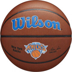 Баскетбольный мяч Wilson Team Alliance New York Knicks Ball WTB3100XBNYK цена и информация | Баскетбольные мячи | 220.lv