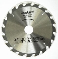 Griešanas asmens Makita 185mmx30mm D-09634 cena un informācija | Dārza tehnikas rezerves daļas | 220.lv