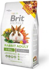 Trušu Barība Brit Animals Rabbit Adult 1,5 Kg cena un informācija | Barība grauzējiem | 220.lv