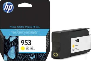 Hewlett Packard 953 F6U14AE, dzeltens cena un informācija | Tintes kārtridži | 220.lv