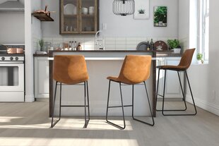 Стул Dorel Home Bowden, коричневый цвет цена и информация | Стулья для кухни и столовой | 220.lv