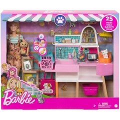 Магазин товаров для домашних животных Mattel Barbie Pet Supply Store GRG90 цена и информация | Игрушки для девочек | 220.lv