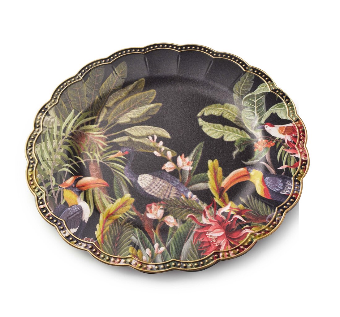 Blanche Svētku dekoratīvais šķīvis, 33 cm, 1 gab. cena un informācija | Trauki, šķīvji, pusdienu servīzes | 220.lv