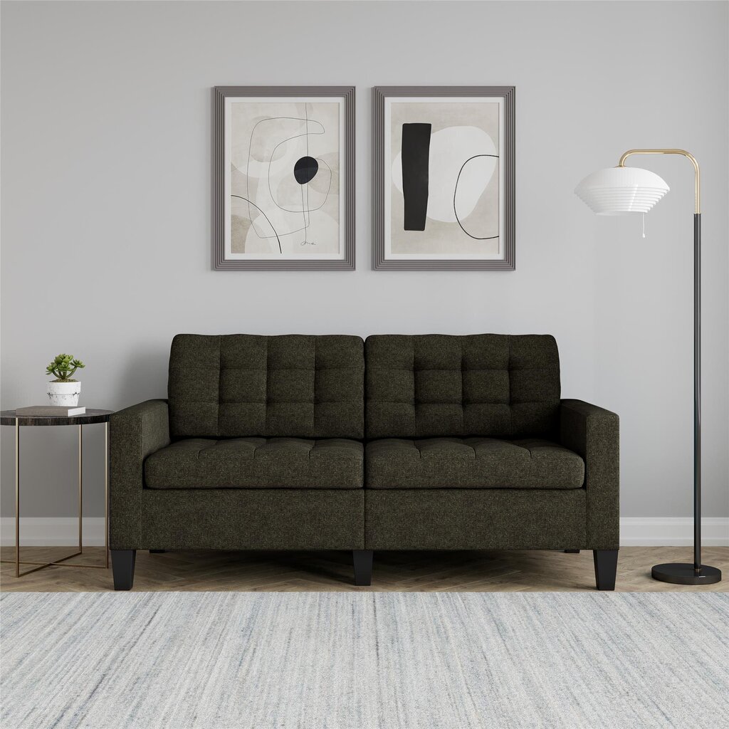 Dīvāns Dorel Home Emily, pelēks cena un informācija | Dīvāni | 220.lv