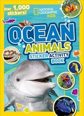 Ocean Animals Sticker Activity Book: Over 1,000 Stickers! edition цена и информация | Книги для малышей | 220.lv