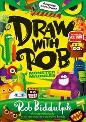 Draw With Rob: Monster Madness cena un informācija | Grāmatas mazuļiem | 220.lv
