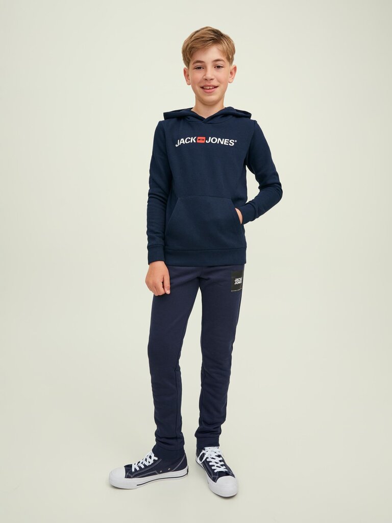 Jack & Jones bērnu sporta krekls 12212186*03, tumši zils cena un informācija | Zēnu jakas, džemperi, žaketes, vestes | 220.lv